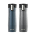 Contigo® AUTOSEAL® West Loop Vacuum-Insulated Stainless Steel Travel Mug with Easy-Clean Lid, 20 oz, 2-Pack 2uSD