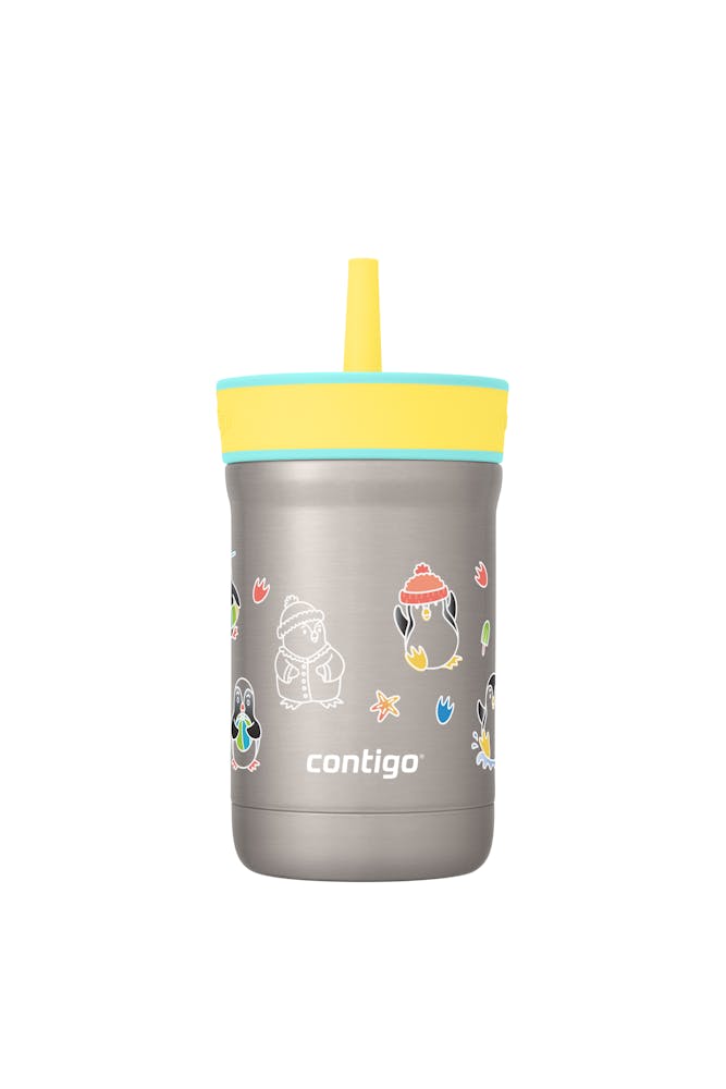 Contigo® Kids Leighton Spill-Proof Stainless Steel Tumbler with Straw, 12oz dhHi