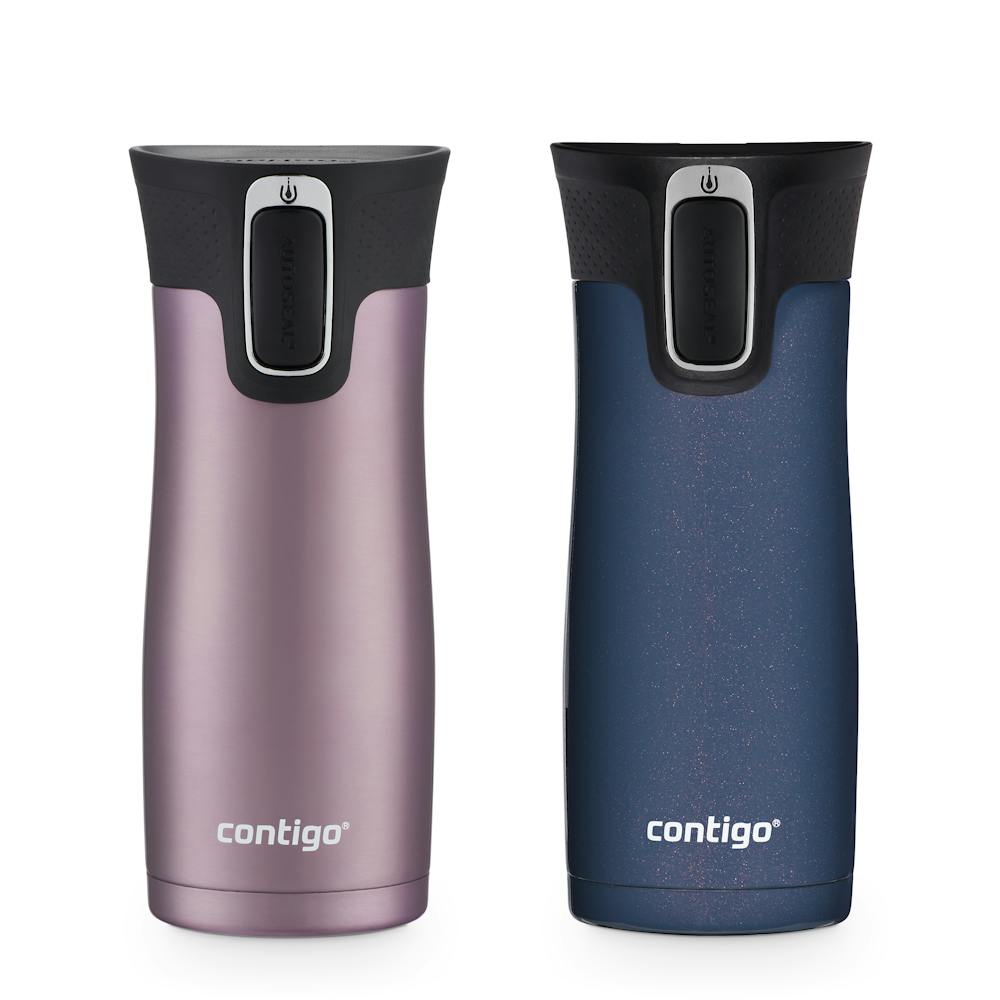 Contigo® West Loop 2.0 Leak-Proof Spill-Proof Insulated Stainless Steel Travel Mug, 16oz., 2 Pack p31D