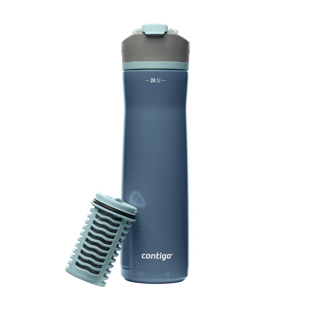 Contigo® Clybourn Chill Freeflow Filtration Stainless Steel Water Bottle with AUTOSEAL® Lid, 24oz BiYx