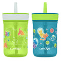 Contigo® Kids’ Leighton Straw Tumbler with Spill-Proof Leak-Proof Lid, 14oz 1BLF - Curated Edition