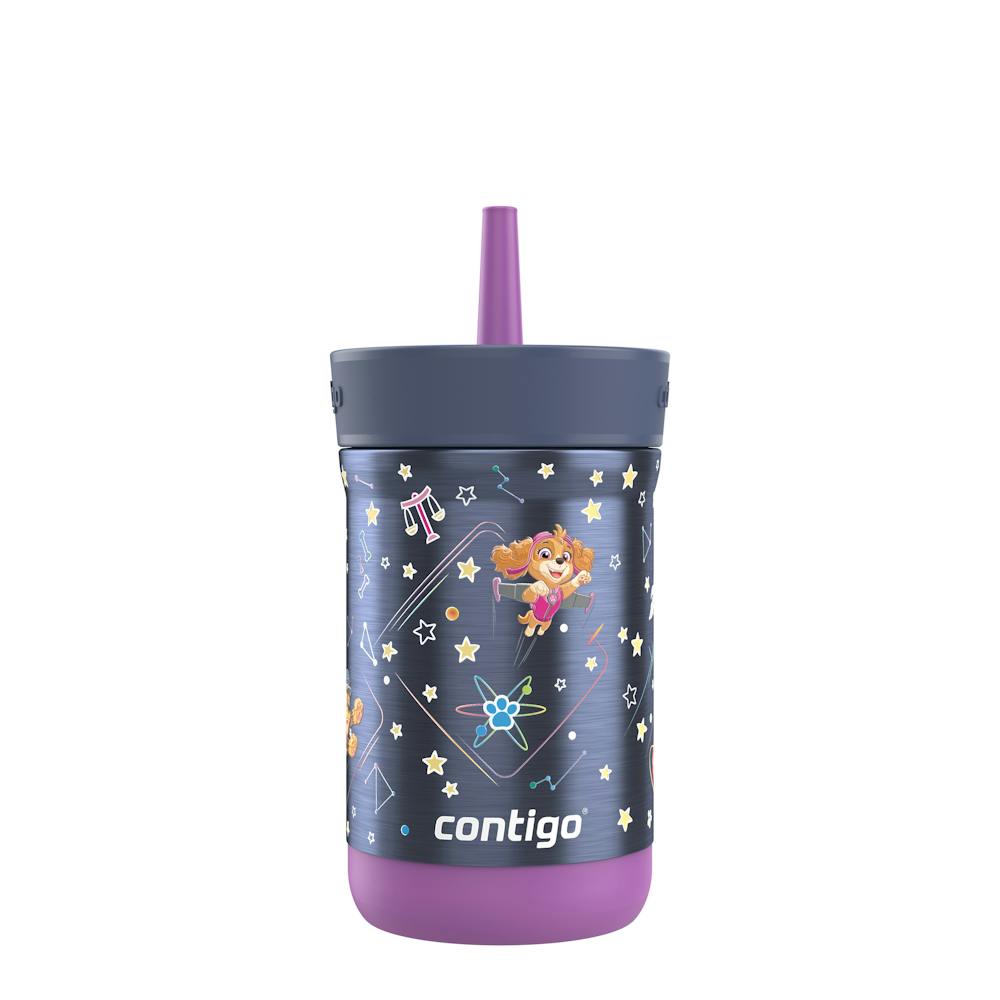 Contigo® Kids Leighton Spill-Proof Stainless Steel Tumbler with Straw, 12oz QXyP