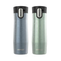 Contigo® AUTOSEAL® West Loop Vacuum-Insulated Stainless Steel Travel Mug with Easy-Clean Lid, 20 oz, 2-Pack 8dqL