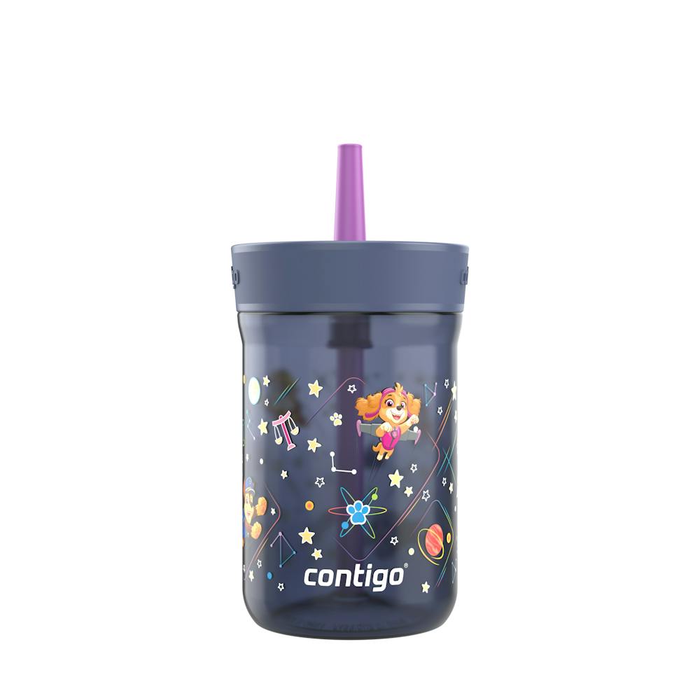 Contigo® Kids’ Leighton Straw Tumbler with Spill-Proof Leak-Proof Lid, 14oz KUuX