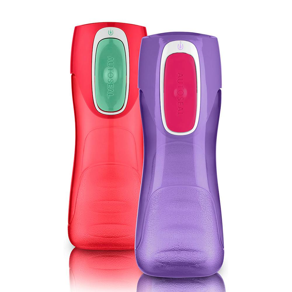 Contigo® Trekker Kids Water Bottle with AUTOSEAL® Lid, 14oz, 2-Pack Sifa
