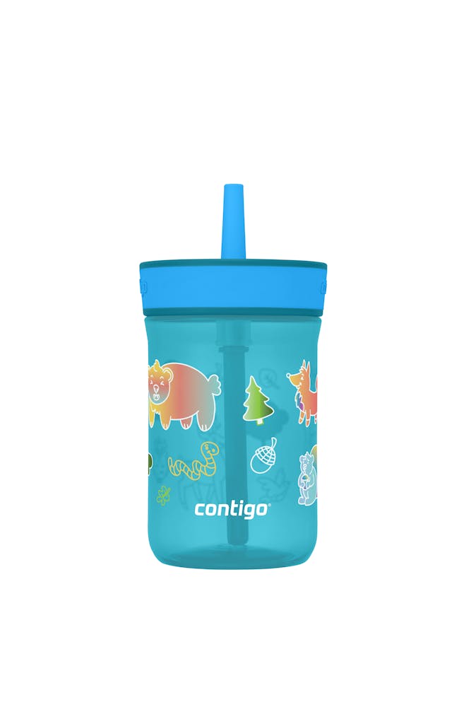 Contigo® Kids’ Leighton Straw Tumbler with Spill-Proof Leak-Proof Lid, 14oz xPng