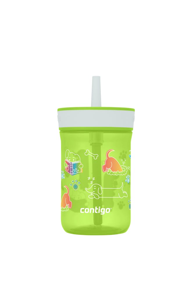 Contigo® Kids’ Leighton Straw Tumbler with Spill-Proof Leak-Proof Lid, 14oz IB8s